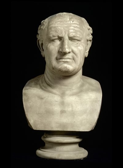 Byste av keiser Vespasian (Titus Flavius Vespasianus) (9-79) av Unbekannt
