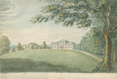 Canwell Hall: akvarellmaleri, nd [?1700-tallet] av Unbekannt