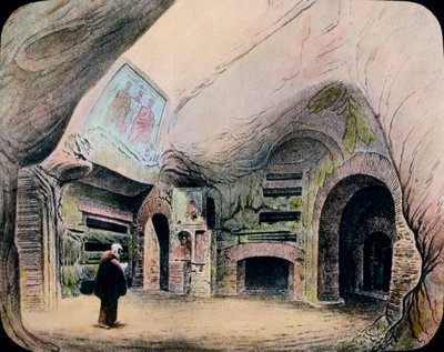 Catacomb of Holy Caecilie av Unbekannter Künstler