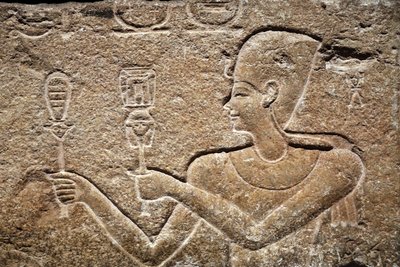 Caesarion gir offer til Horus og Isis, detalj, midten av 1. århundre f.Kr av Unbekannter Künstler