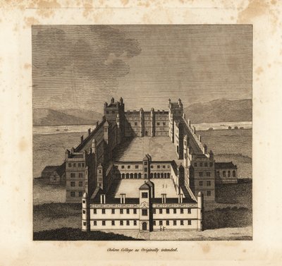Chelsea College som opprinnelig ment av King James I av Unbekannt