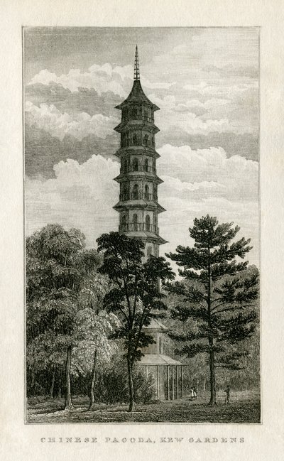 Chinese Pagoda, Kew Gardens av Unbekannt