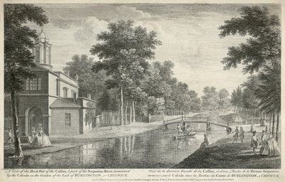 Chiswick House (gravering) av Unbekannter Künstler