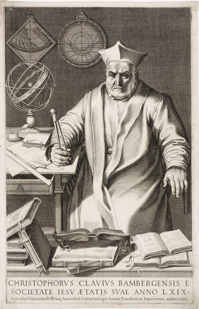 Christopher Clavius, tysk jesuittprest og matematiker av Unbekannt