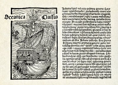 Christopher Columbus' brev av Unbekannter Künstler