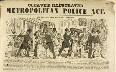 Cleaves Illustrated Metropolitan Police Act av Unbekannter Künstler