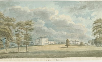 Colton - Bellamore House: akvarellmaling, og [c 1820] av Unbekannt
