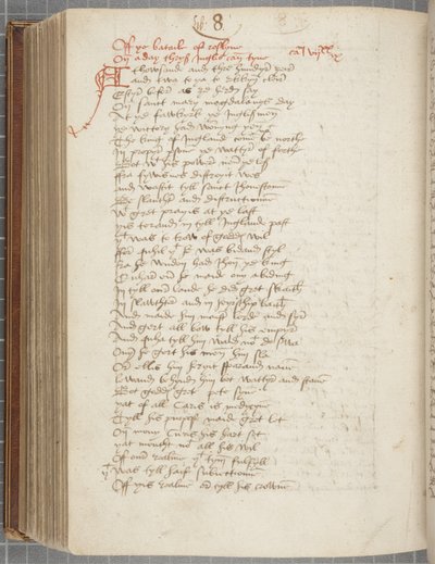 Kopi av Chronicle Andrew av Wyntoun, Fol 325 verso, ca. 1550 (blekk på papir) av Unbekannt
