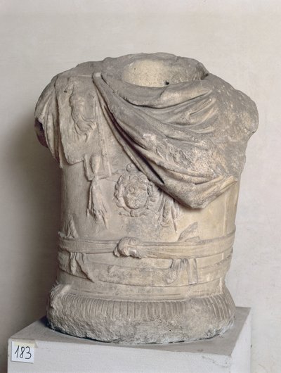 Cuirass, romersk (marmor) av Unbekannt