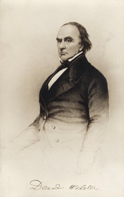 Daniel Webster - portrett av Unbekannter Künstler