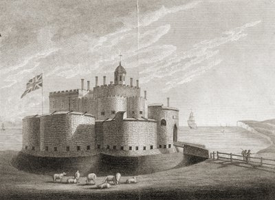Deal Castle (gravering) av Unbekannter Künstler