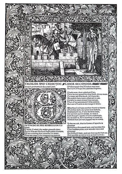 Dekorativt dikt av Geoffrey Chaucer av Unbekannt