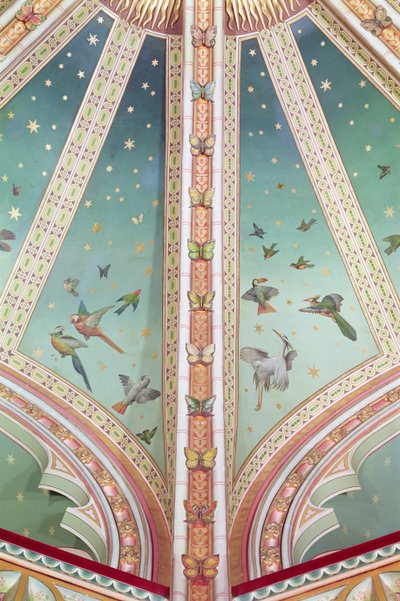 Detalj av taket, Castell Coch, Sør-Wales (bilde) av Unbekannt