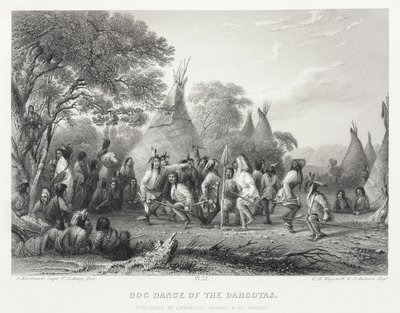 Dog Dance of the Dahcotas [sic], Nord-Amerika av Unbekannt