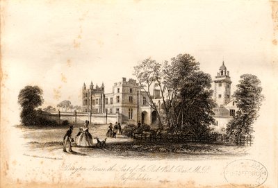Drayton Bassett - "Drayton Manor": linjegravering av Unbekannt
