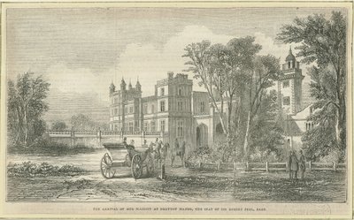 Drayton Bassett - "Drayton Manor": tresnittgravering, og [?1800-tallet] av Unbekannt