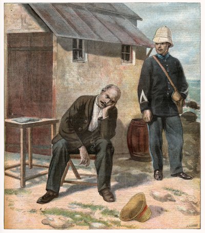 Dreyfus sak. 1896 (gravering) av Unbekannter Künstler