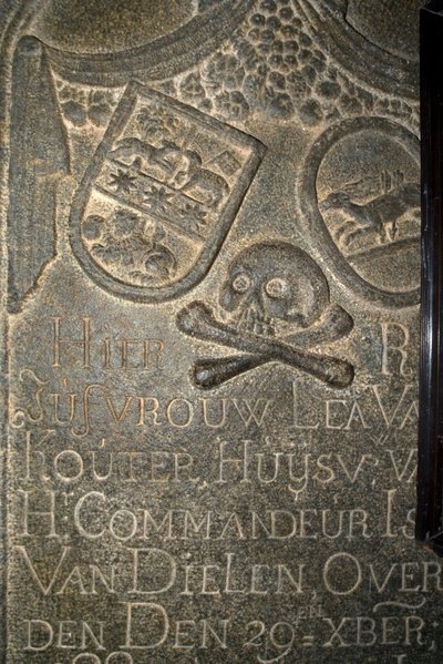 Nederlandsk gravstein i St. Francis-kirken (bilde) av Unbekannt