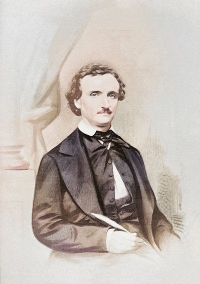 Edgar Allen Poe. 1800-tallet (bilde) av David Mosé