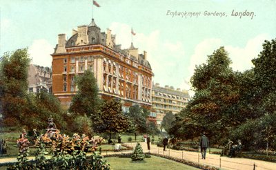 Embankment Gardens London (postkort) av Unbekannter Künstler