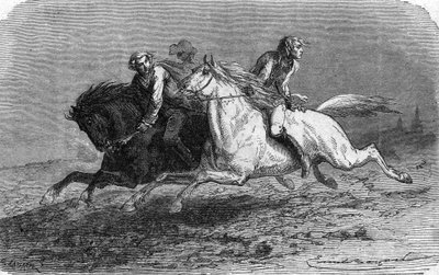 Flukt fra Frederic de Trenck fra festningen Glatz i Polen (1746) av Unbekannter Künstler