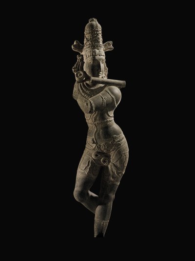 Figur av Venugopala, Sør-India, sen Chola / tidlig Vijayanagar-periode, slutten av 1200- / begynnelsen av 1300-tallet av Unbekannt