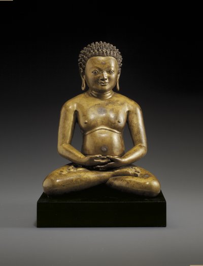 Figur av en sittende yogi, muligens Padampa Sangye, 1000-1100-tallet av Unbekannt