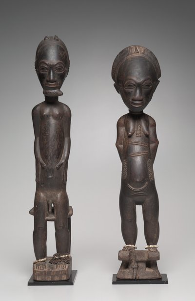 Figurpar, sent 1800-tall til tidlig 1900-tall av Unbekannt