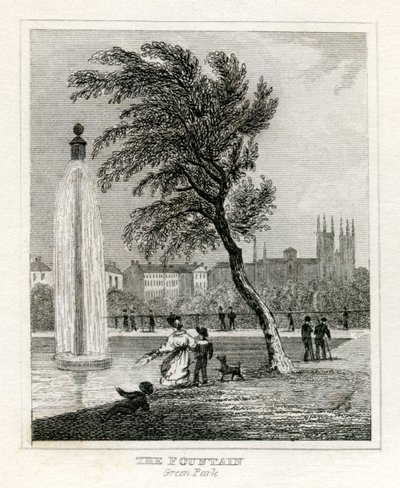 Fountain, Green Park av Unbekannt