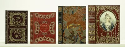 Fire bokomslag med innbinding av Riviere & Sons inkludert "The Life and Times of Catherine de" Medici", av Unbekannt