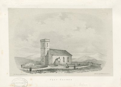 Foxt Church - litografi, nd [c 1840] av Unbekannt