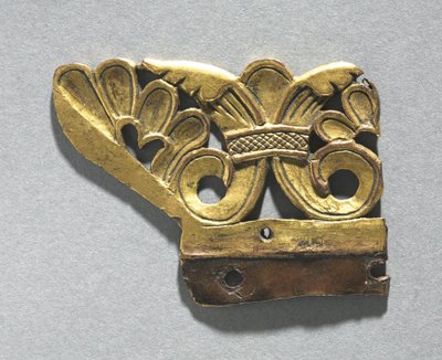 Fragment av et dekorativt emblem fra et relikvieskrin, ca. 1165-1180 av Unbekannt