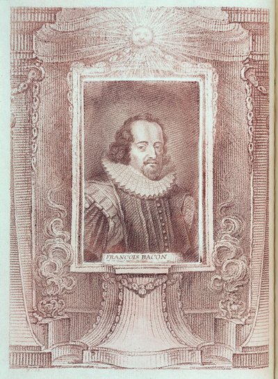 Francis Bacon , engelsk essayist og filosof, tidlig på 1600-tallet av Unbekannt