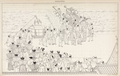 Beerdigungsprozession, Japan von Unbekannt