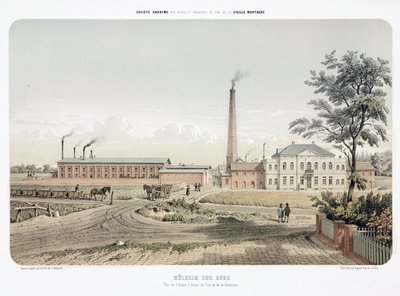 General Industrial Scenes Zinc jobber i Mulheim an der Ruhr, Tyskland av Unbekannt