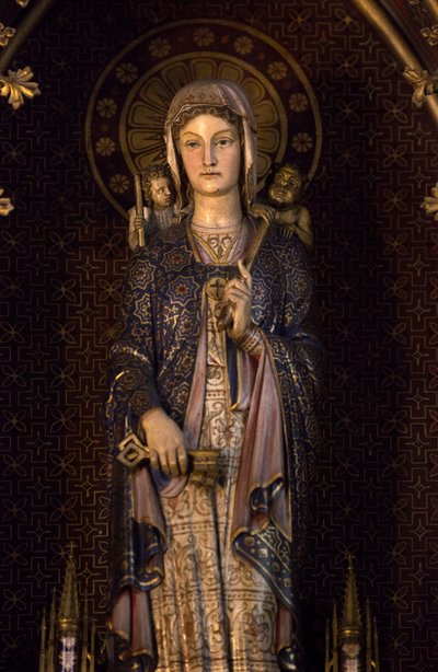 Genevieve, skytshelgenen for Paris. Eglise Saint Etienne du Mont, Paris 2020 av Unbekannter Künstler