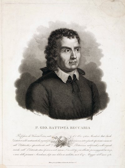 Giambattista Beccaria , italiensk prest og vitenskapsmann av Unbekannt