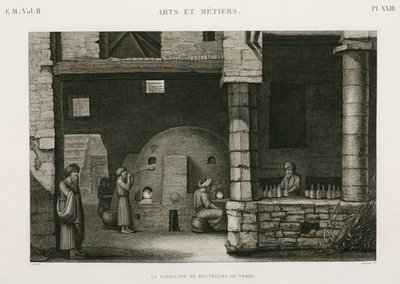 Glass Manufacture Glassworks, Egypt, ca 1798 av Unbekannt