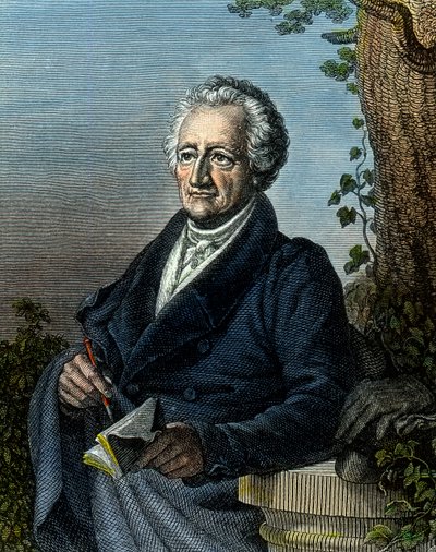 Goethe, 83 år av Unbekannter Künstler