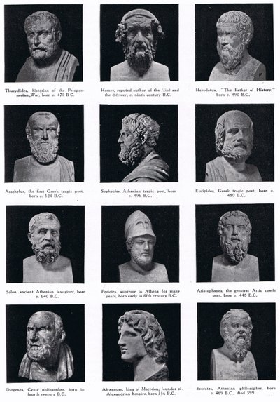 Storheter fra gresk historie, illustrasjon fra 