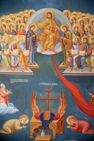 Gresk-ortodokse ikon Thessalonique Hellas av Unbekannt
