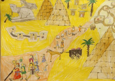 Hebreere forlater Egypt, Budapest, Hongrie av Unbekannt