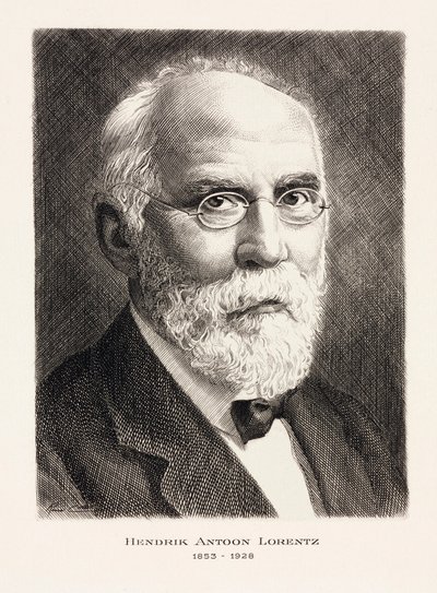 Hendrik Antoon Lorentz , nederlandsk matematisk fysiker, ca 1910-tallet av Unbekannt