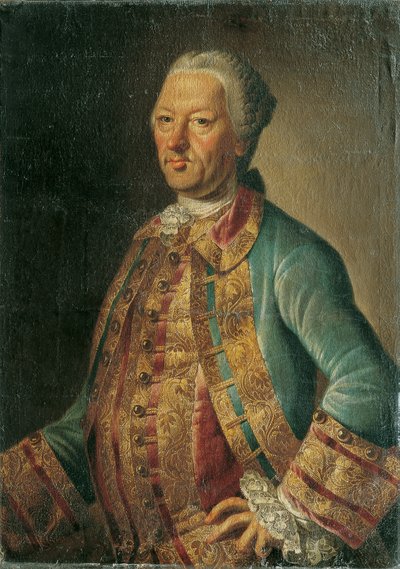 portrett av en gentleman av Unbekannter Künstler