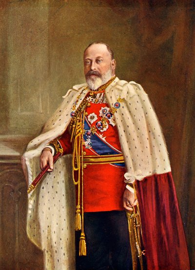 Hans Majestet Kong Edward VII av England av Unbekannter Künstler