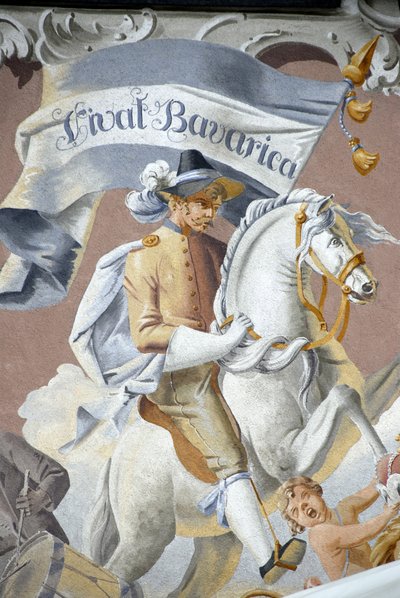Rytter, Fresco, Baviere, Tyskland. av Unbekannter Künstler