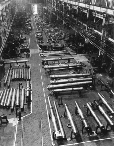Inside 5 Shop, Elswick Works, Newcastle upon Tyne av Unbekannter Künstler