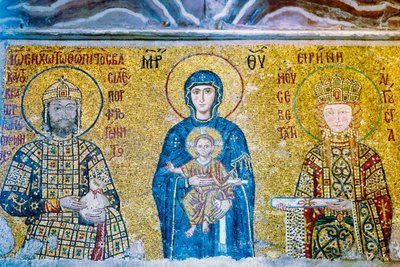 Istanbul, Tyrkia, Hagia Sophia eller Hagia Sophia (bilde) av Unbekannt