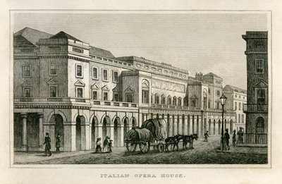 Italiensk operahus, Haymarket av Unbekannt
