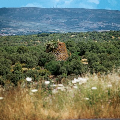 Italia, Sardinia-regionen, Oristano-provinsen, Nuraghe Crabia av William M. Timlin